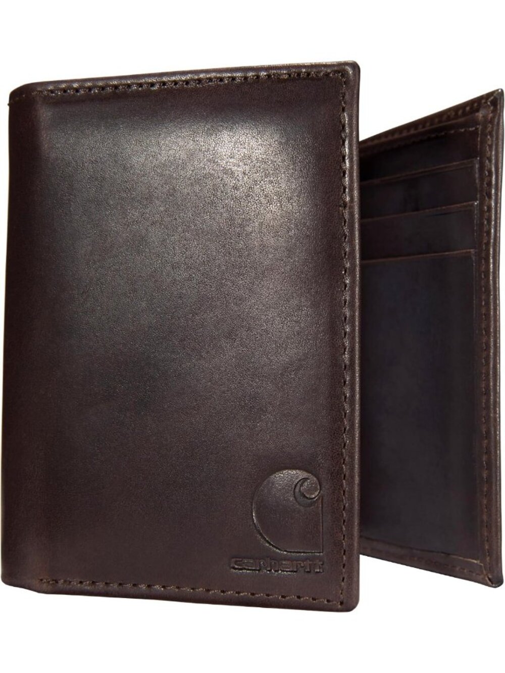 Stylish Brown Oil Tan Leather Trifold Wallet | Durable, Compact Design, Perfect